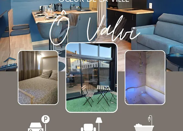 O Valvi : Loft Avec Balneo, Terrasse Et Parking